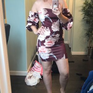 Rose covered mini dress 🌸